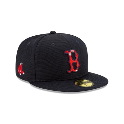 Sapca New Era Boston Red Sox MLB Batting Practice 59FIFTY Fitted - Albastri